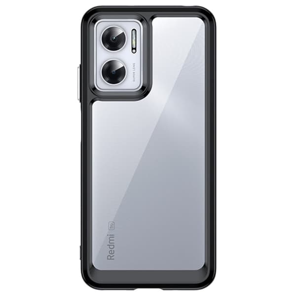 Xiaomi Redmi Note 11E / Xiaomi Redmi 10 / Xiaomi Redmi 10 Prime Plus 5G smart akryl cover - Sort Black