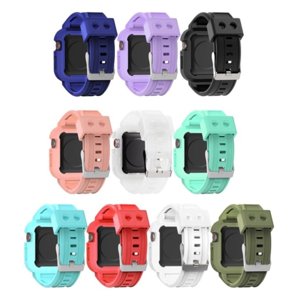 Apple Watch Series 8 (41mm) armour style silicone watch strap an Blå