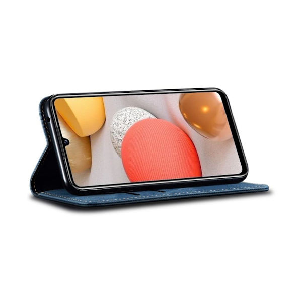 Jeans Samsung Galaxy A42 5G Flippetui - Blå Blue