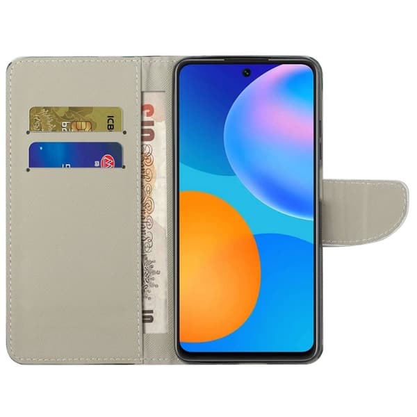 Wonderland Samsung Galaxy A73 Läppäkotelo - Sininen Perhonen Blue