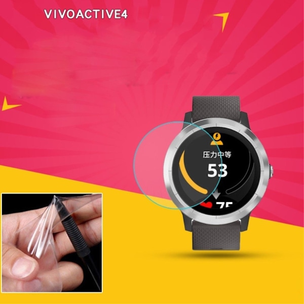 Garmin Vivoactive 4 D38mm explosion proof screen protector Transparent