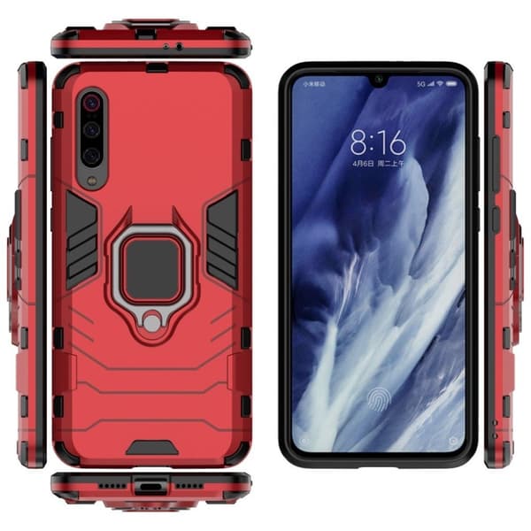 Kule Guard Xiaomi Mi 9 Pro etui - Rød Red
