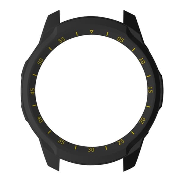 Mibro A2 Watch Case Drop-Proof Hard kolhun kestävä suojakotelo - Musta / Keltainen Black