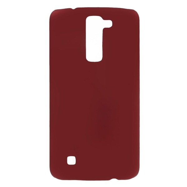 Christensen gummibelagt plastik cover til LG K10 - Rød Red