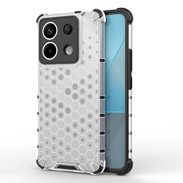 Bofink Honeycomb Xiaomi Redmi Note 13 Pro 5G  / Xiaomi Poco X6 cover - Grå Silver grey