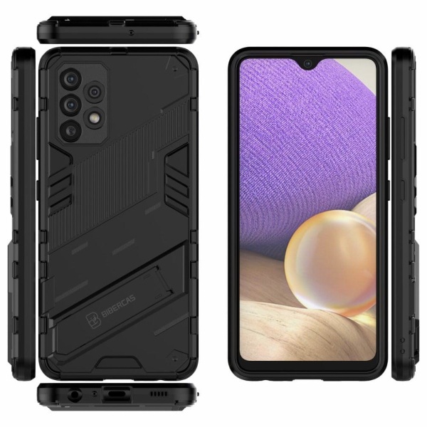 Shockproof hybrid cover with a modern touch for Samsung Galaxy A Black