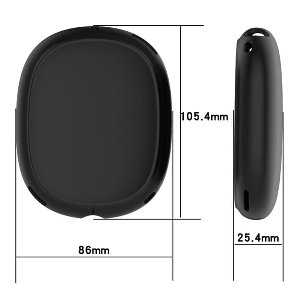 Silikoneetui til AirPods Max 2 Bluetooth-headset Anti-ridse ørepude Blød skalbeskyttelse - Lyserød Pink