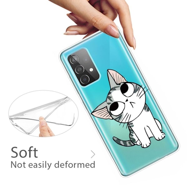 Deco Samsung Galaxy A52 5G etui - kat White