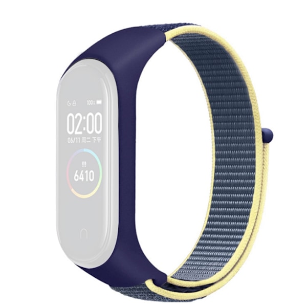 Xiaomi Mi Band 7 / 6 / 5 nylonkellon hihna - Jäänsininen Blue