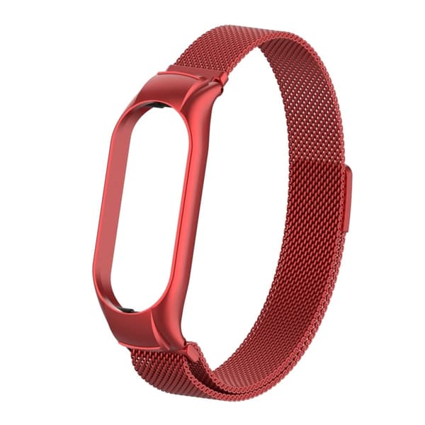 Xiaomi Mi Band 7 milanesisk urrem - Rød Red