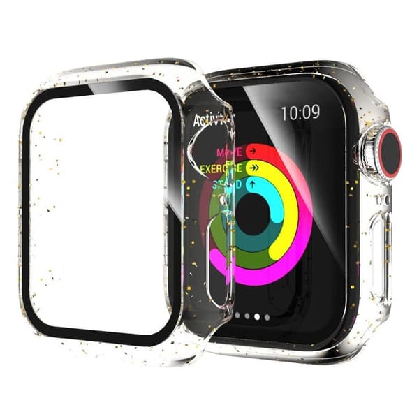 Apple Watch Series 5 / 4 44mm glitrende ramme - Guld Gold