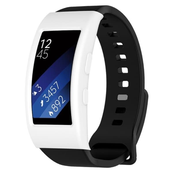 Samsung Gear Fit2 Pro silikonikotelo - Valkoinen White