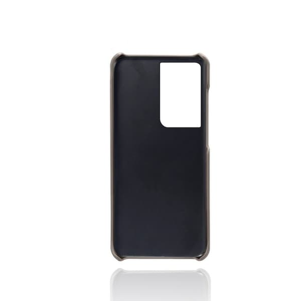 Croco Samsung Galaxy S21 Ultra 5G kotelot - Harmaa Silver grey
