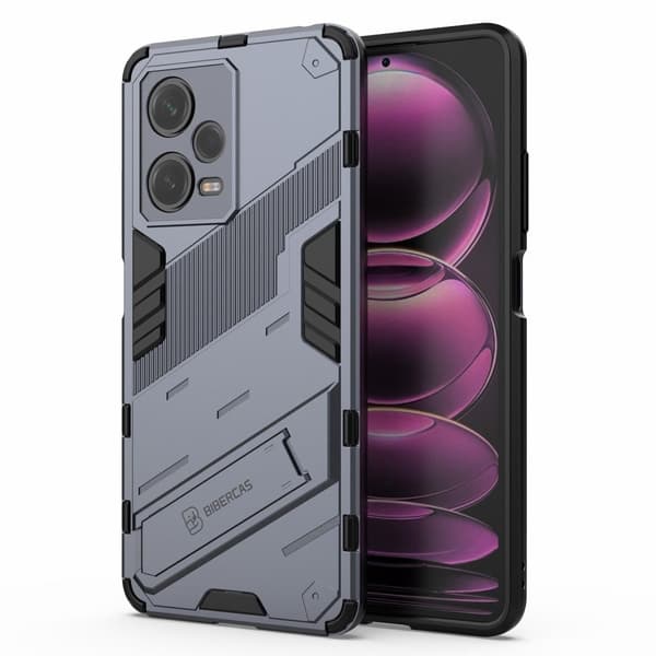 Iskunkestävä hybridikotelo Xiaomi Redmi Note 12 Pro - Tummansininen Blue