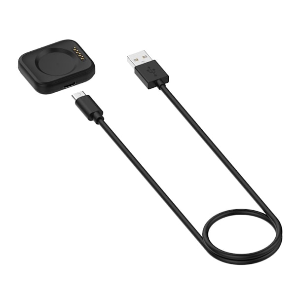1 m Realme Watch 3 USB-kabel og opladningsplade Black