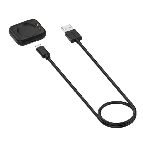 1m Realme Watch 3 USB-kabel och laddningsplatta Svart