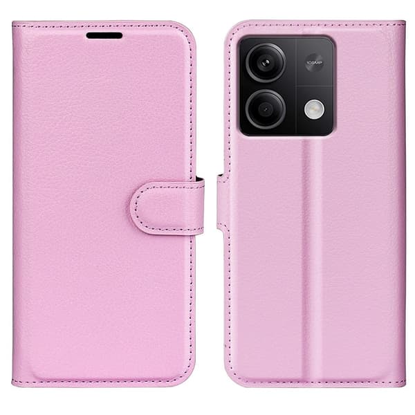 Classic Xiaomi Redmi Note 13 5G  Läppäkotelo - Pinkki Pink