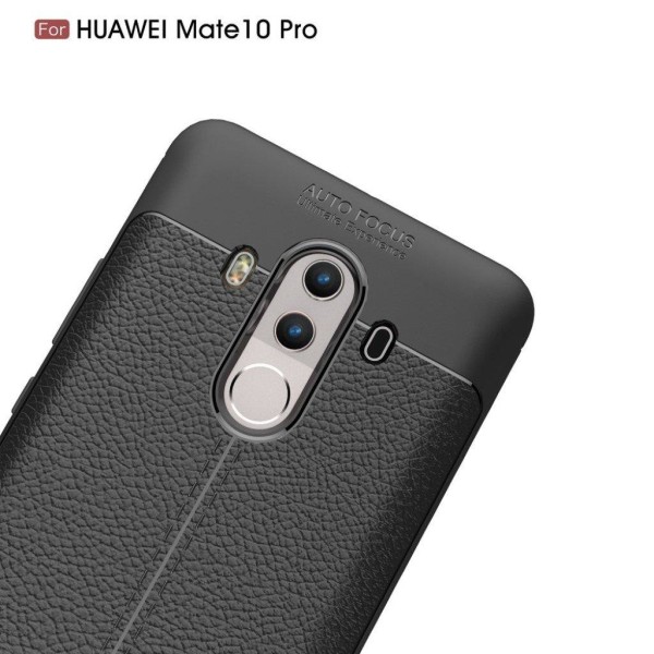 Huawei Mate 10 Pro Enfärgat silikon skal - Svart Svart