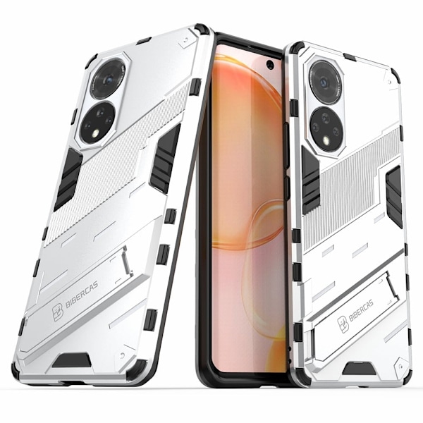 Stødsikker Hybrid Cover med A Moderne Touch til Honor 50 - Hvid White