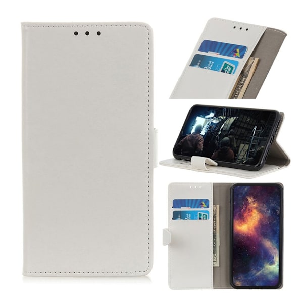 Hullu hevonen Nokia 1 Plus nahkakotelo - Valkoinen White