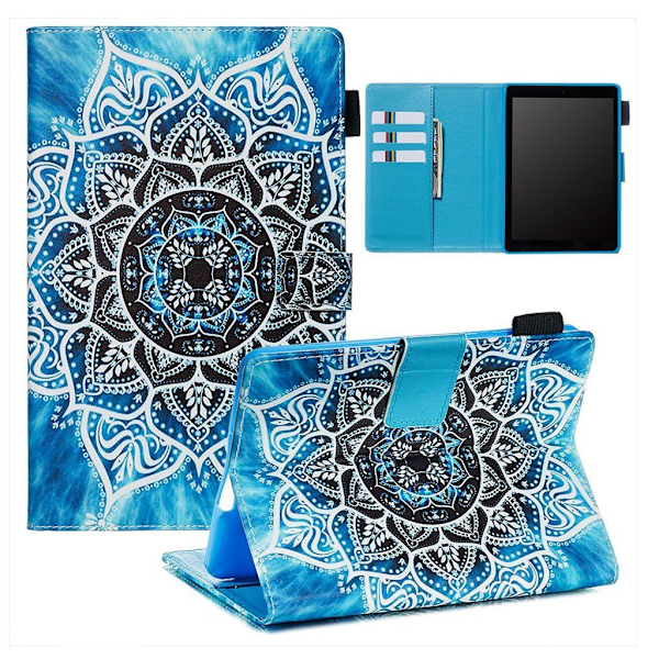 Amazon Kindle Paperwhite 4 (2018) / Kindle Paperwhite mönstrat flipfodral i läder - Mandala Blomma multifärg