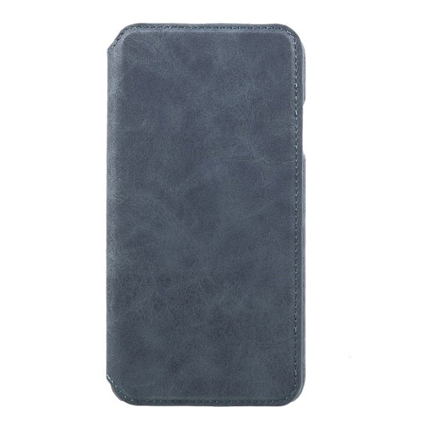 iPhone 9 Plus beskyttende cover af syntetisk hud - Sort Blue