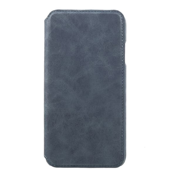 iPhone 9 Plus Ohut Synteetti Nahkainen Flip- Lompakko Kotelosuoja - Musta Blue