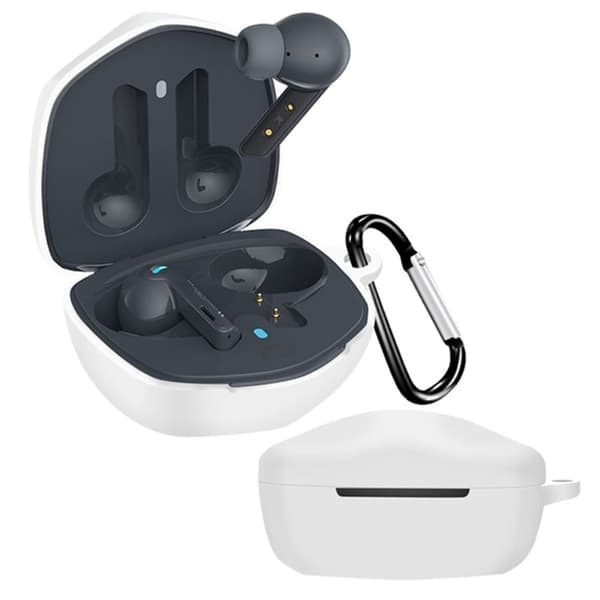 QCY G1 silikonveske med spenne - Hvit White