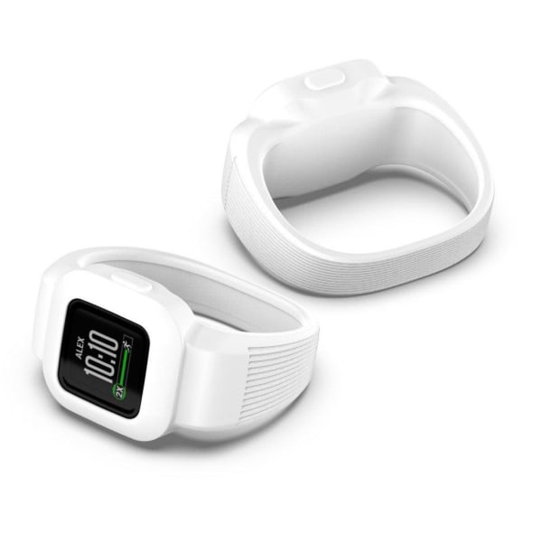 Garmin Vivofit Jr 3 silicone watch strap - White / Size: L Vit