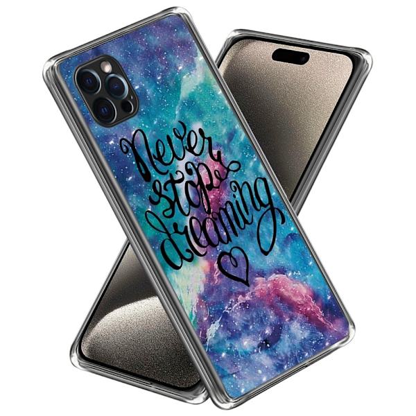 Deco iPhone 16 Pro Max kotelot - Never Stop Dreaming Blue