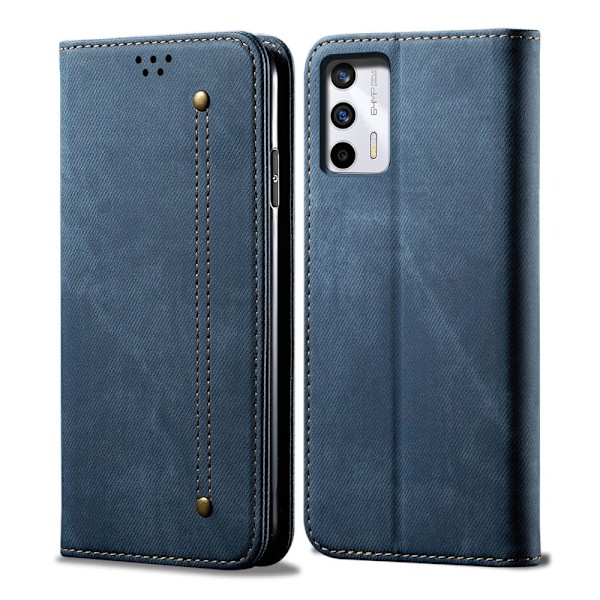 Jeans Realme Gt2 / Gt Neo2t Läppäkotelo - Sininen Blue