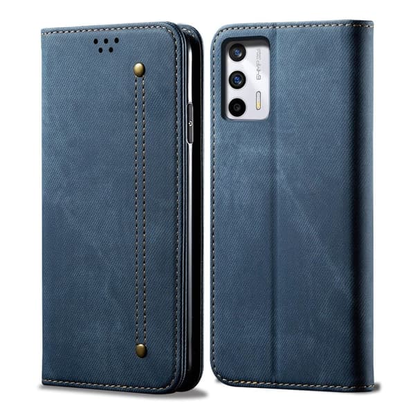 Jeans Realme GT2 / Realme GT Neo2T fodral - Blå Blå