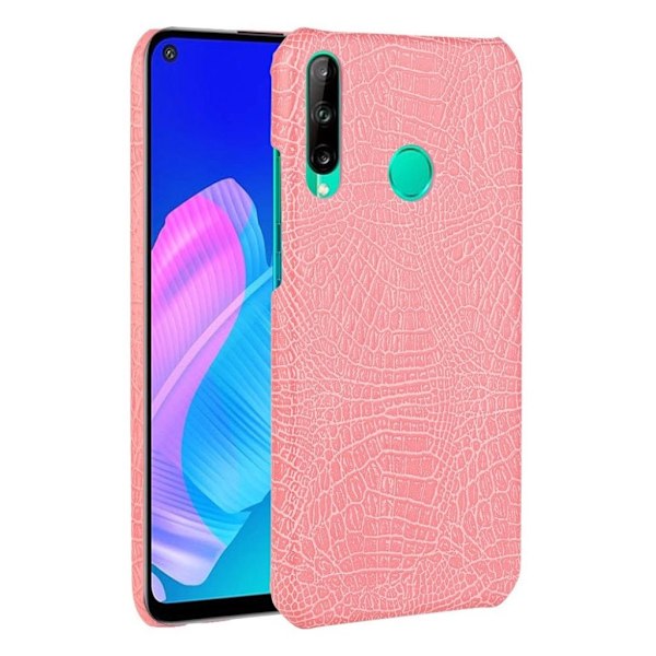 Croco etuit - Huawei P40 Lite E - Pink Pink