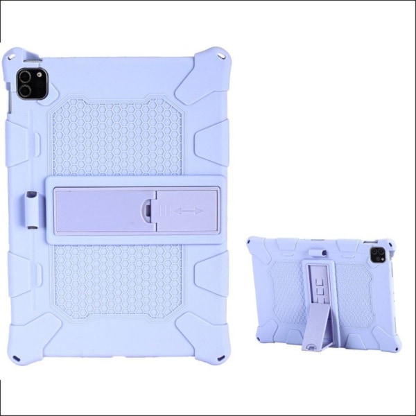 iPad Pro 11 inch (2020) compact geometry pattern silicone case - Purple