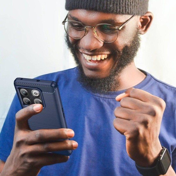 Carbon Flex OnePlus Ace Pro skal - Blå Blå