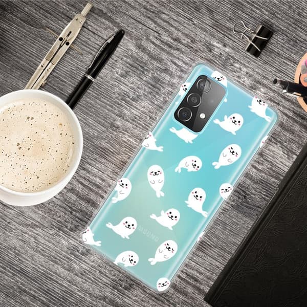 Deco Samsung Galaxy A32 cover - Delfin White