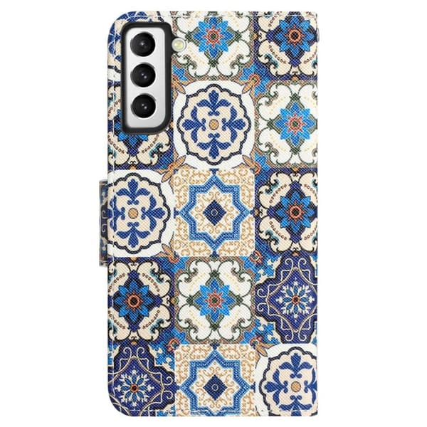 Wonderland Samsung Galaxy S22 Plus Flippetui - Retro Totem Multicolor