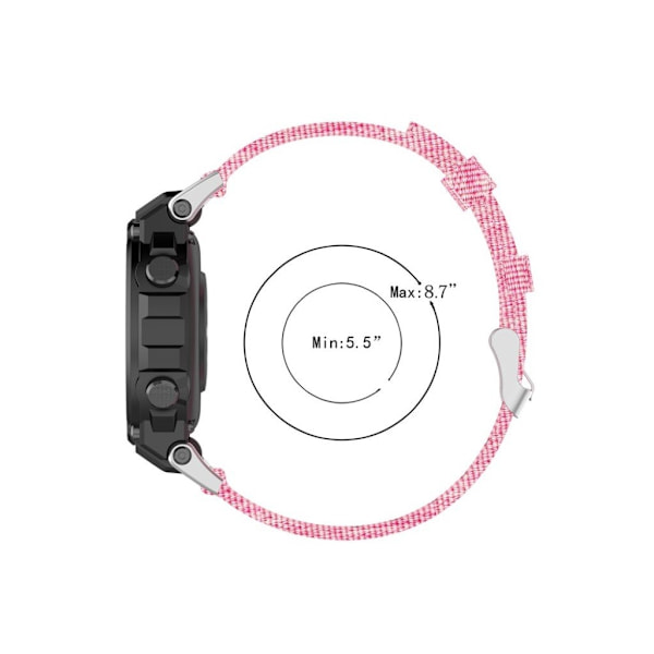 Amazfit T-Rex Pro / T-Rex nylon kellonauha - Harmaa Silver grey