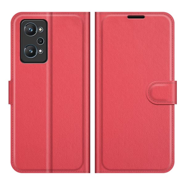 Classic Realme GT2 / Realme GT Neo2 flip etui - Rød Red