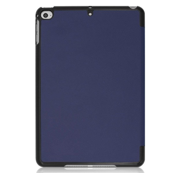 iPad Mini (2019) Treviks läderfodral - Mörkblå Blå