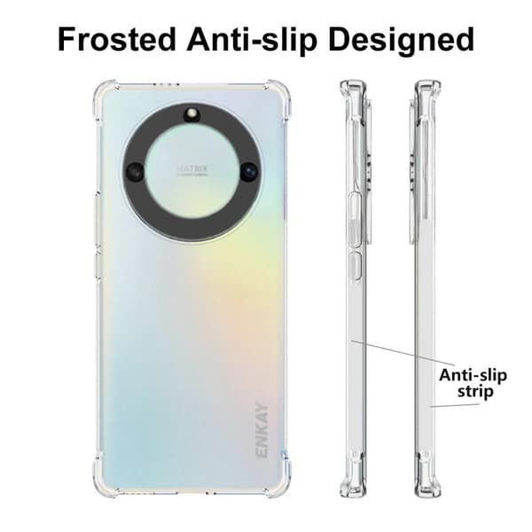 ENKAY klart faldsikkert etui til Honor X40 Transparent