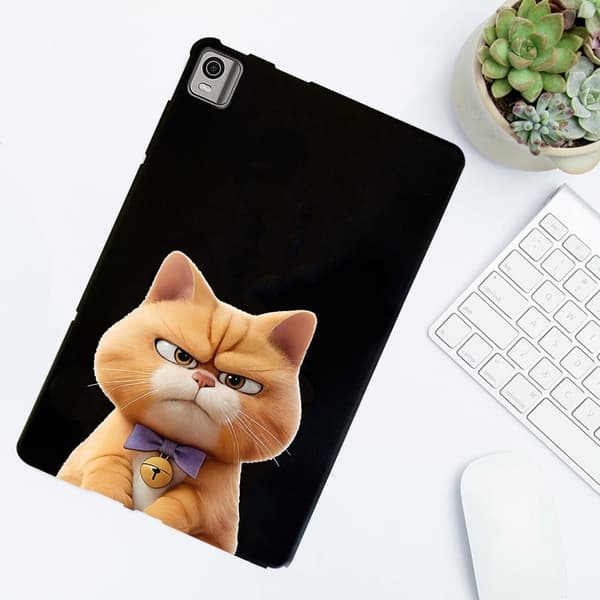 Nokia T21 Case Pattern Printing Slim Flexible Tablet Protective Cover - Corgi Brown