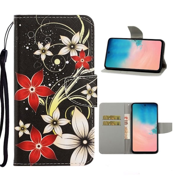 Wonderland Samsung Galaxy A71 etui - Blomster Multicolor