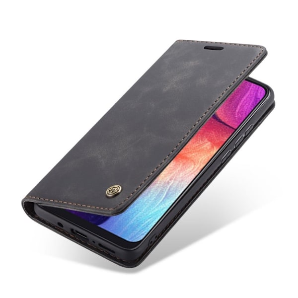 CaseMe vintage Samsung Galaxy A50 fodral - Svart Svart