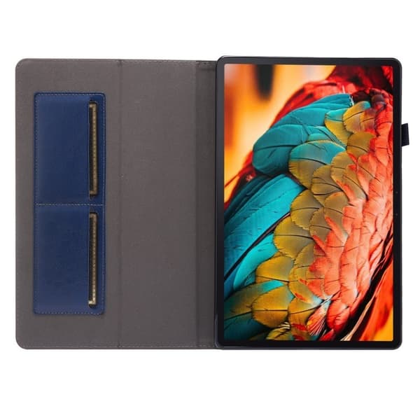 Lenovo Tab P11 to-foldet læderetui - Blå Blue