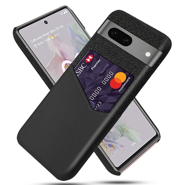 Bofink Google Pixel 7a Kredittkort Deksel - Svart Black
