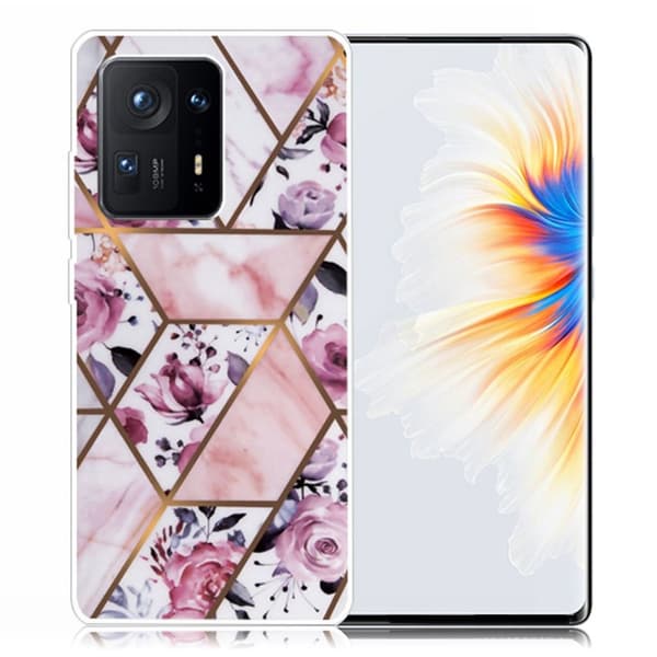 Marble Xiaomi Mix 4 Suojakotelo - Elegant Roses Tile Multicolor