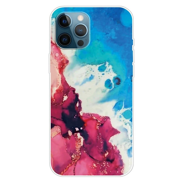 Abstract iPhone 16 Pro-deksel - Stil T Blue