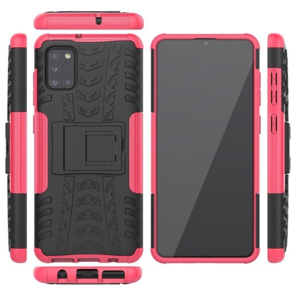 Offroad kuoret - Samsung Galaxy A31 - Ruusu Pink