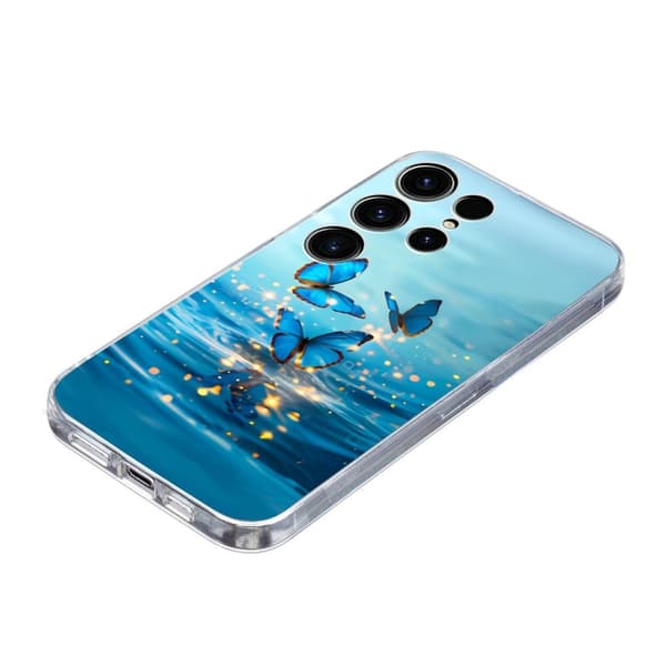 Vibe Samsung Galaxy S25 Ultra skal - Blå Fjäril Blå
